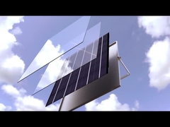 200 ওয়াট সৌর প্যানেল এলইডি বন্যা হালকা রঙ পরিবর্তন রীতি সঙ্গে RGB অ্যালুমিনিয়াম