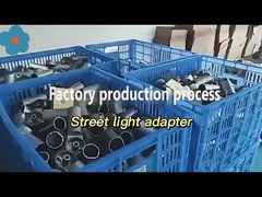 ঘোরানো মেটাল LED স্ট্রিট লাইট অ্যাডাপ্টার সৌর আলো মেরু স্ট্রিট ল্যাম্প ব্র্যাকেট