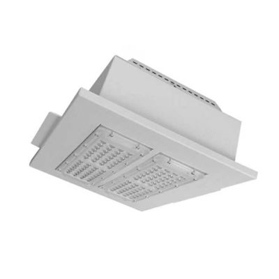 উচ্চ লুমেন আউটপুট 140lm/W সহ দক্ষ তাপ অপচয় গ্যাস স্টেশন এলইডি ক্যানোপি লাইট 100W 150W 200W