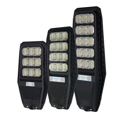 সেন্সর ওয়াটারপ্রুফ সহ 100W 200W সৌর চালিত রাস্তার আলো আবাসিক