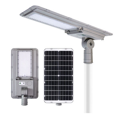 এলইডি সৌর চালিত স্ট্রিট লাইট সেন্সর ঐচ্ছিক 60W 100W LED রাস্তা আলো