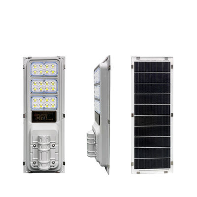 আউটডোর IP65 LED সোলার স্ট্রিট লাইট স্মার্ট কন্ট্রোল গার্ডেন ল্যাম্প জলরোধী
