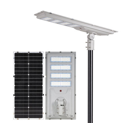 আধুনিক সজ্জা এবং বৃহত আকারের প্রকল্পের জন্য 180lm / W অল ইন ওয়ান সৌর স্ট্রিট লাইট