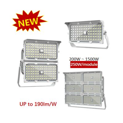 উচ্চ লুমেন এলইডি ফ্লাড লাইট, স্মার্ট চিপ প্রযুক্তি সহ, সকার মাঠের জন্য