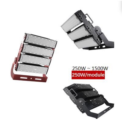 উচ্চ মাস্ট লাইট 200w ~ 1500w LED বন্যা হালকা বহিরঙ্গন আলো সমাধান